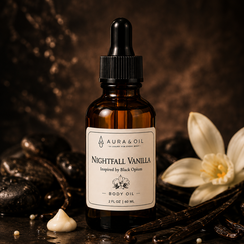 Nightfall Vanilla Body Oil | Black Opium Inspired